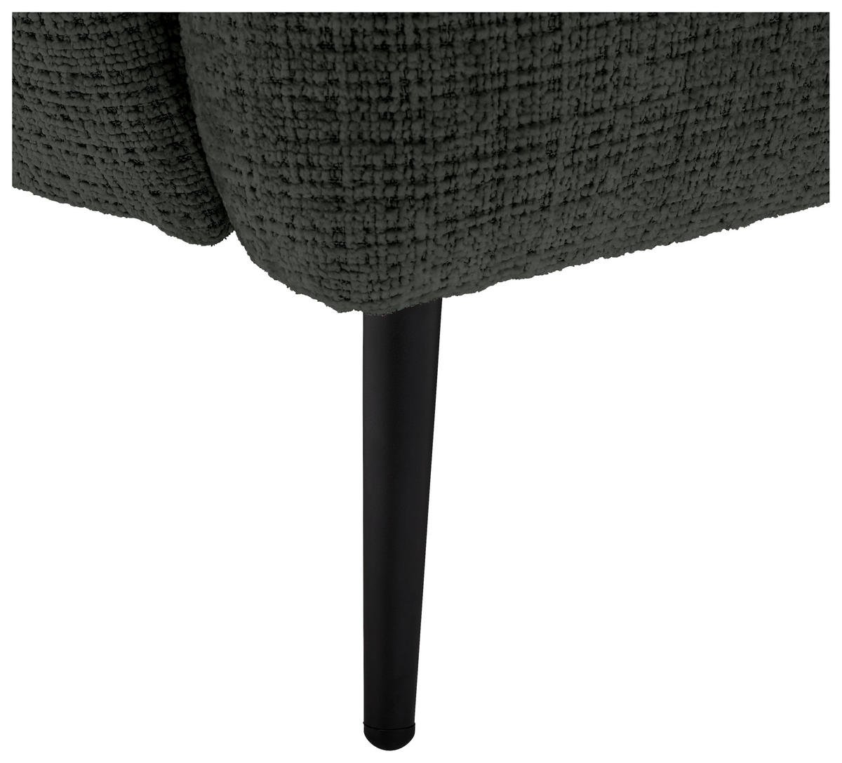 SCHLAFSOFA in Chenille Anthrazit  - Anthrazit/Schwarz, Konventionell, Textil/Metall (228/75/98cm) - Carryhome