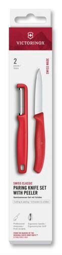 MESSERSET 2-teilig  - Rot, Basics, Kunststoff - Victorinox