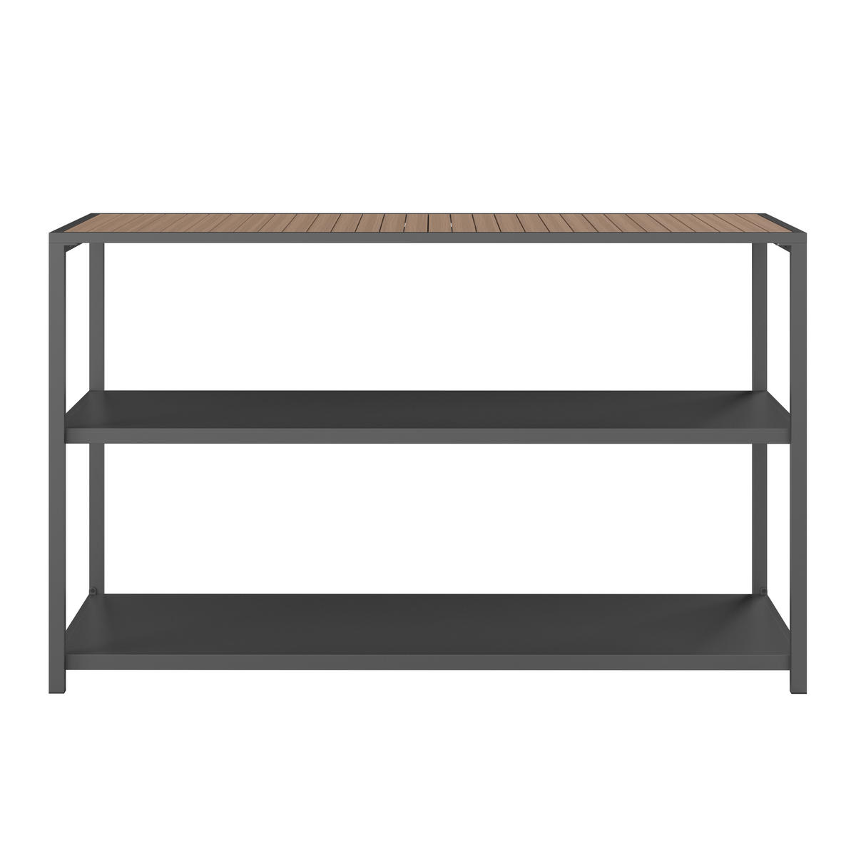 VENKOVNÍ KUCHYNĚ  - šedá/přírodní barvy, Moderní, kov/plast (150/90/50cm) - Ambia Garden
