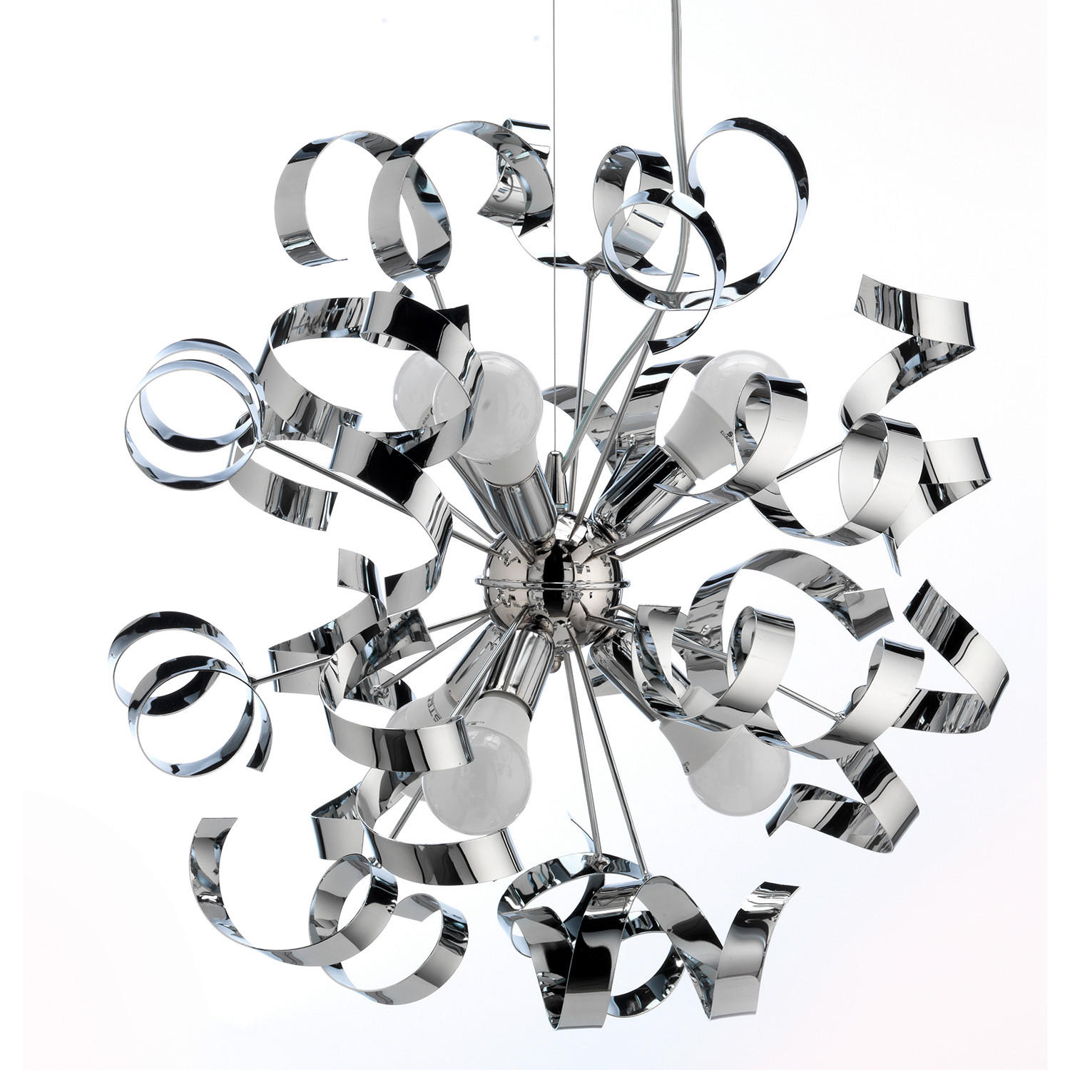 HÄNGELEUCHTE 50/150 cm  - Chromfarben, Design, Metall (50/150cm)
