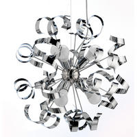 HÄNGELEUCHTE 50/150 cm  - Chromfarben, Design, Metall (50/150cm)