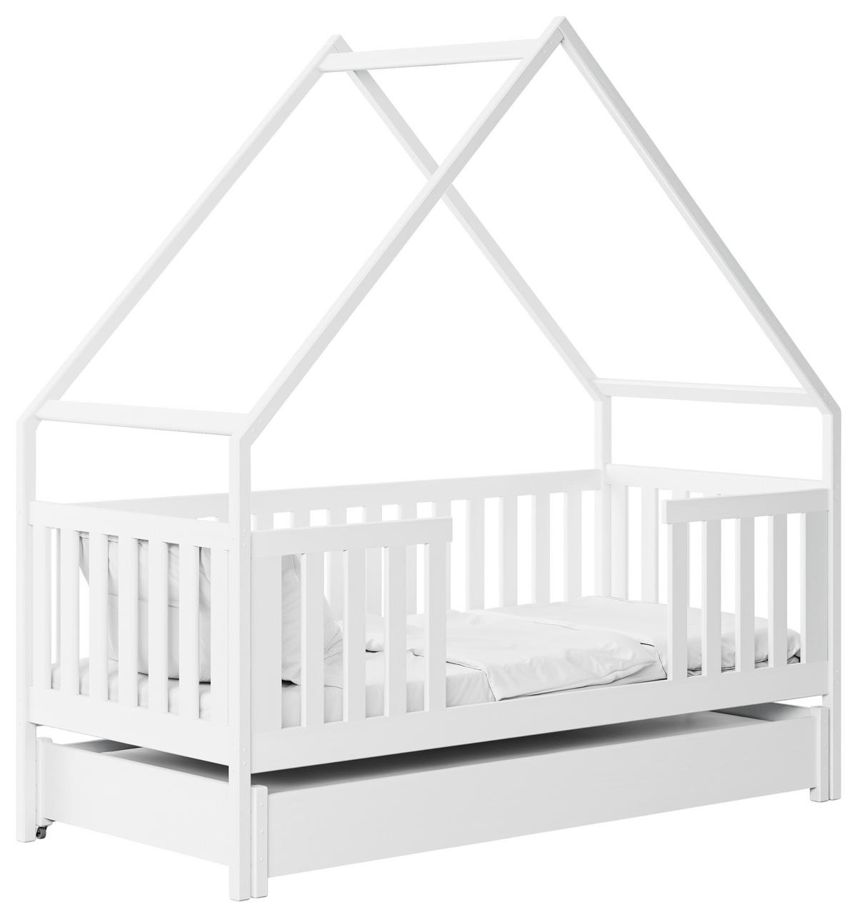 HAUSBETT Lattenrost, Matratzen 90/200 cm  - Birkefarben/Weiß, Basics, Holz/Holzwerkstoff (90/200cm) - Boxxx
