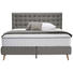 BOXSPRINGBETT 160/200 cm in Hellgrau - Hellgrau/Naturfarben, Design, Holz/Textil (160/200cm) - Carryhome BOXSPRINGBETT 160/200 cm in Hellgrau - Hellgrau/Naturfarben, Design, Holz/Textil (160/200cm) - Carryhome