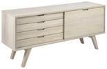 SIDEBOARD furniert, massiv Eichefarben  - Eichefarben, Design, Holz (160/72/45cm) - Lomoco