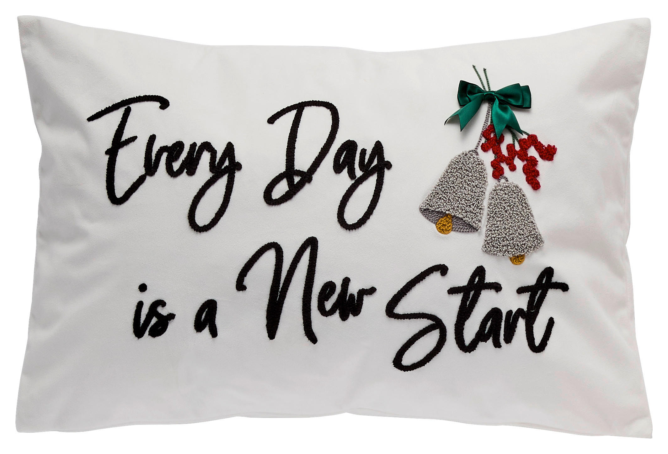 KISSENHÜLLE 40/60 cm  - Weiß, KONVENTIONELL, Textil (40/60cm) - X-Mas