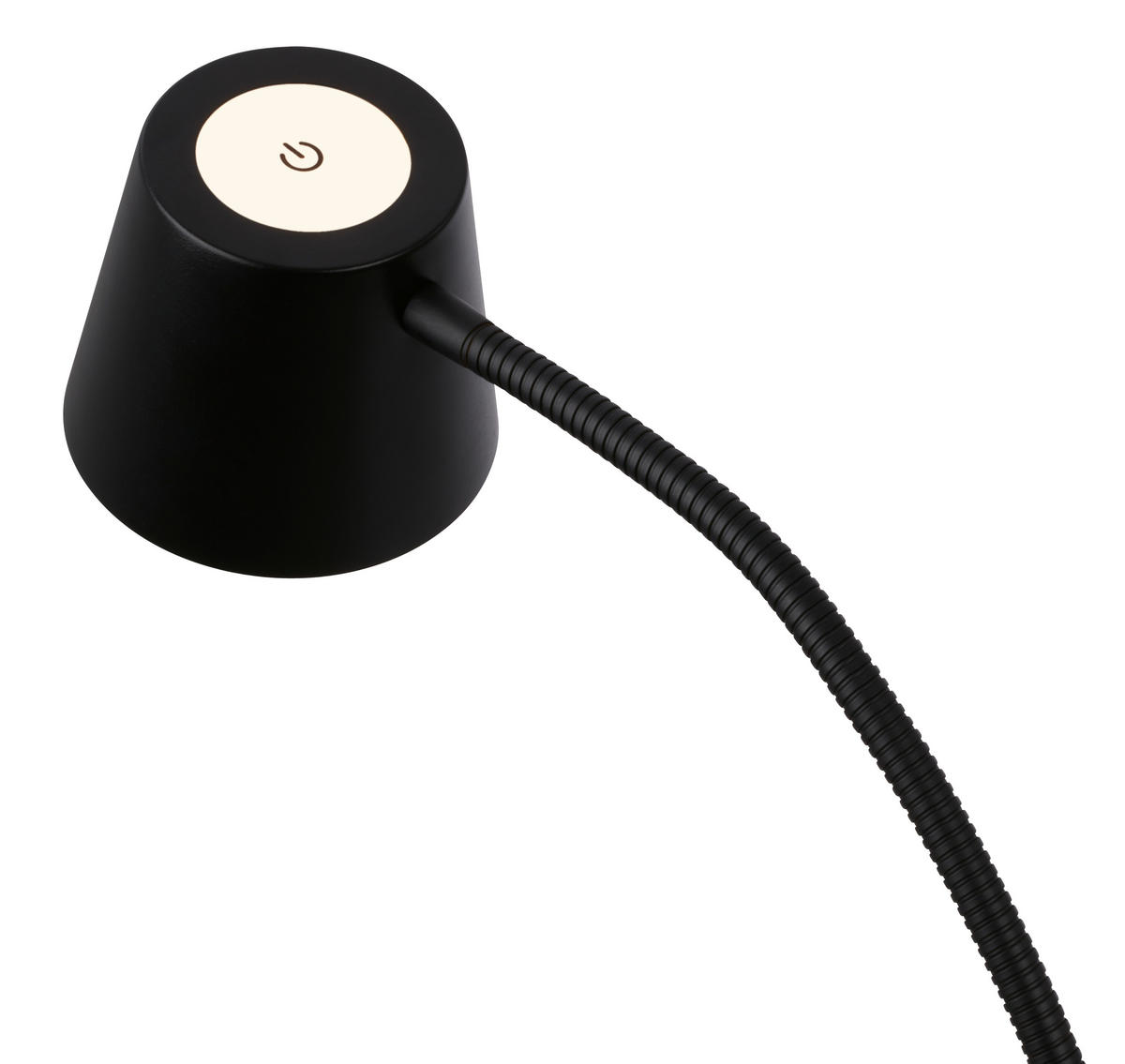 AKKU-STEHLEUCHTE 21/126 cm    - Schwarz, Design, Kunststoff/Metall (21/126cm)