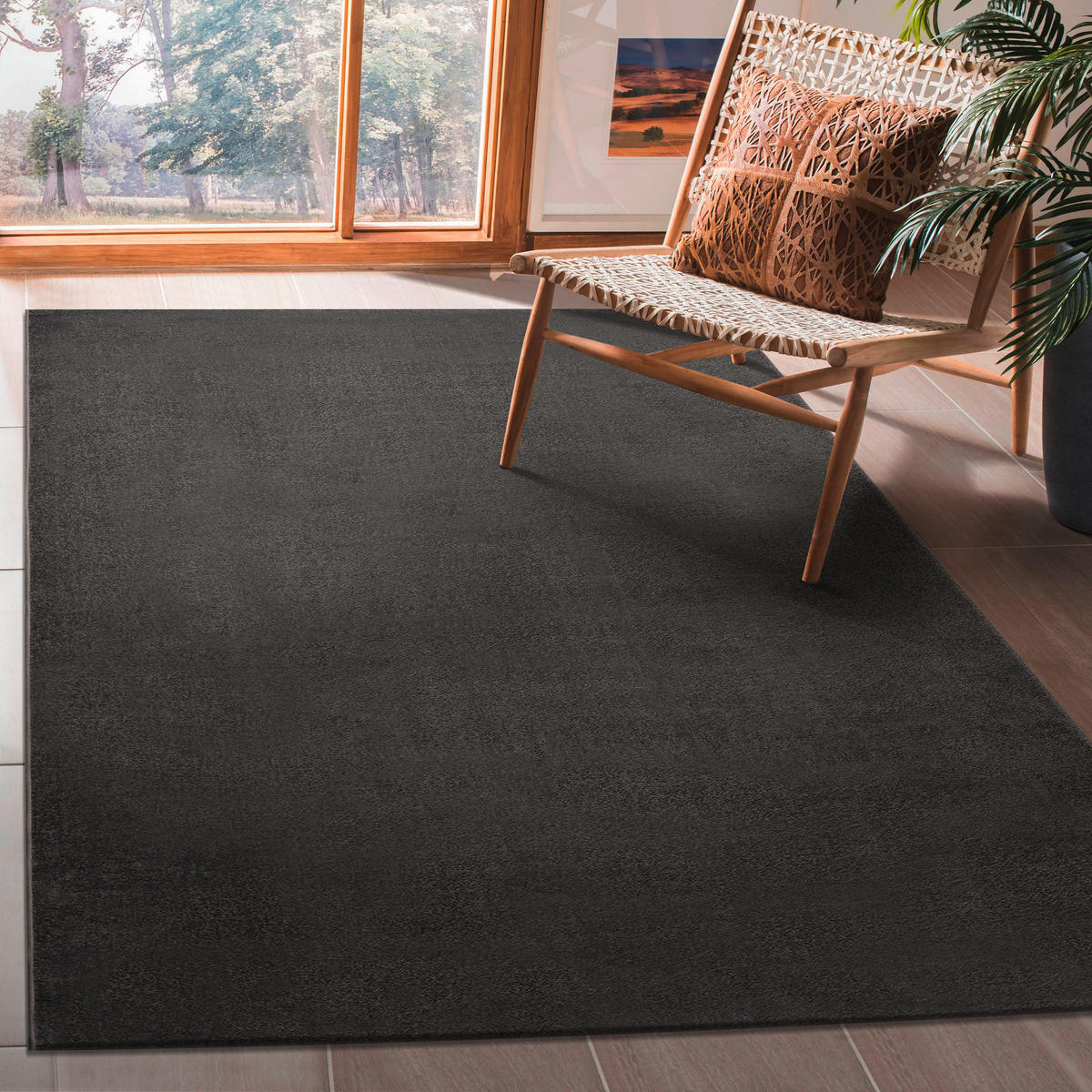 TKANI TEPIH 200/290 cm   tamno siva  Uni  - tamno siva, Lifestyle, tekstil/plastika (200/290cm)
