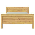 BETT 180/200 cm  in Eichefarben  - Eichefarben, Design, Holzwerkstoff (180/200cm) - Novel