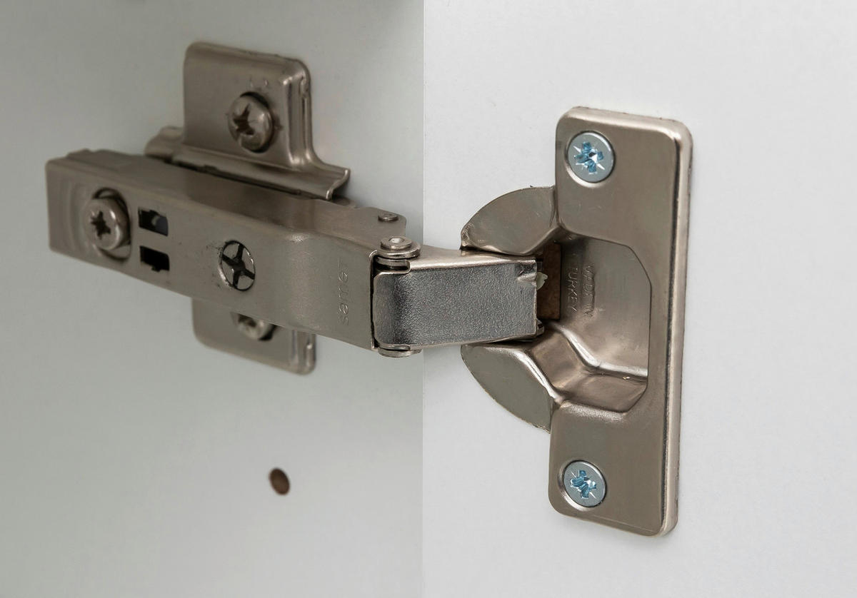 VYSOKÁ SKRINKA, biela, biela, 40/185/35 cm - biela/strieborná, Basics, kompozitné drevo/plast (40/185/35cm) - Held