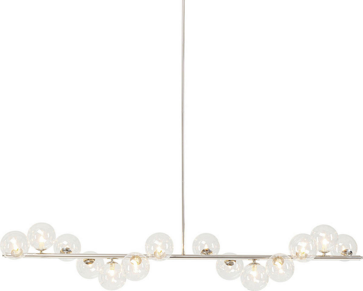 HÄNGELEUCHTE SCALA BALLS  - Weiß, Design, Glas/Metall (150/140/27cm) - Kare-Design