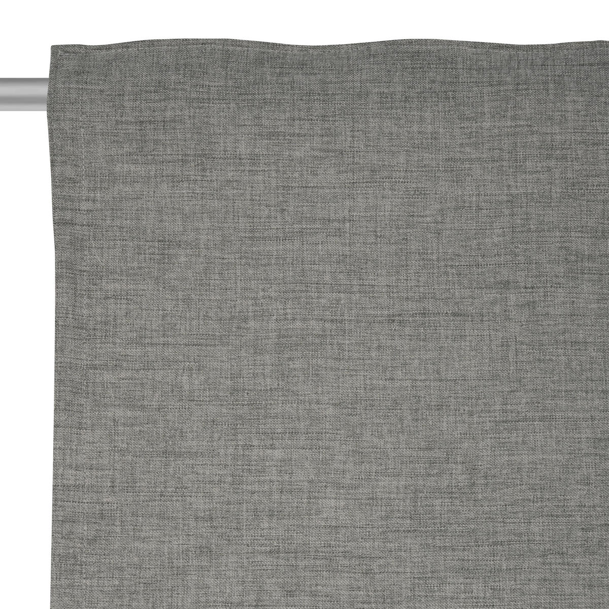 HOTOVÝ ZÁVĚS, neprůsvitné, 140/245 cm - šedá, Basics, textil (140/245cm) - Esposa
