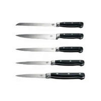 MESSERSET Messerset  - Silberfarben/Schwarz, Basics, Metall (50cm) - Wesco