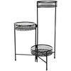 BLUMENTISCH in Metall  - Schwarz, Basics, Metall (42/60cm) - Ambia Home