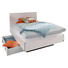 BETT - Weiß, Design (95/83/205cm) - CARRYHOME