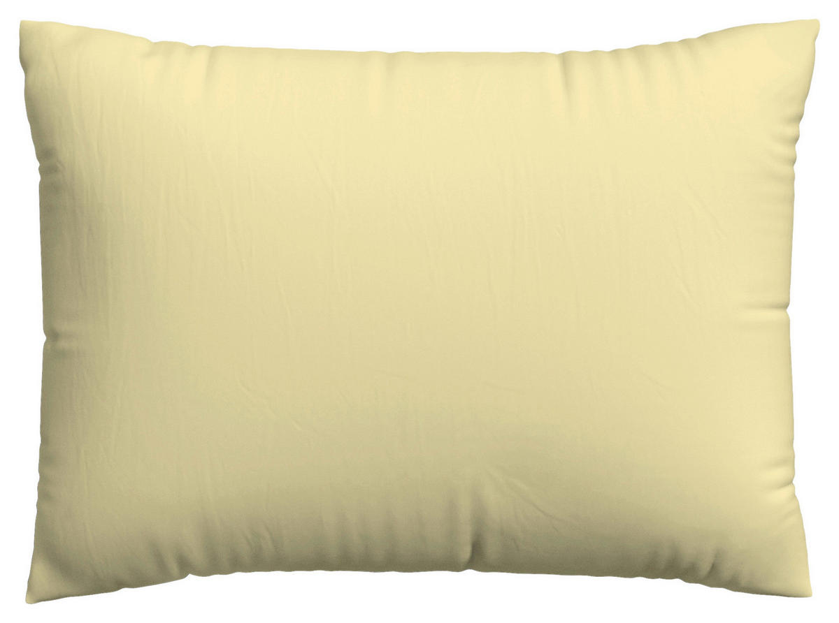 KISSENHÜLLE EASY JERSEY 40/60 cm  - Gelb, Basics, Textil (40/60cm) - Schlafgut