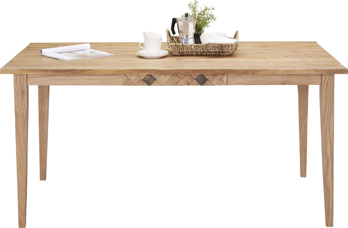 MASĂ din lemn 160/90/76 cm   - culoare lemn acacia, Trend, lemn (160/90/76cm) - Ambia Home