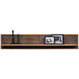 WANDBOARD  160/30/25 cm  - Dunkelgrau/Braun, Trend, Holz (160/30/25cm) - Landscape