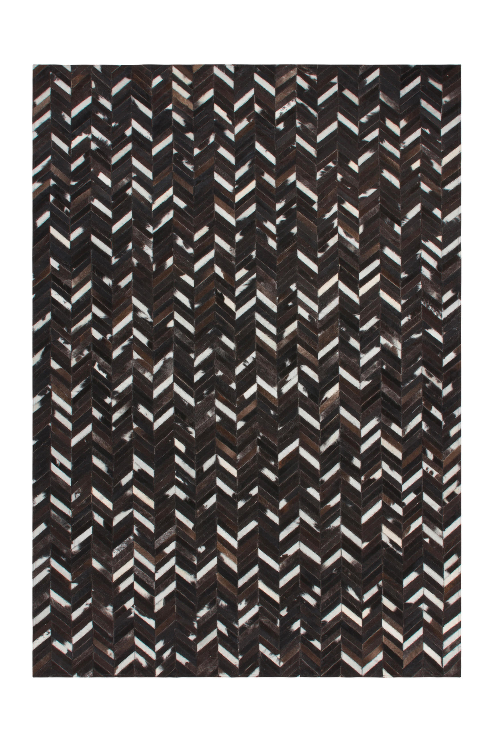 USNJENA PREPROGA  Patchwork     200/290 cm     rjava  - rjava, Natur, tekstil/usnje (200/290cm)
