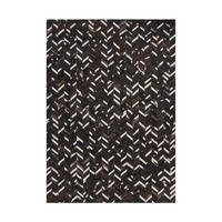 KOŽNI TEPIH 90/160 cm   smeđa  Patchwork  - smeđa, Natur, koža/tekstil (90/160cm)