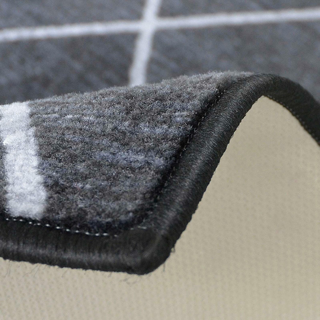 Thumbnail - Floordirekt Läufer Cosenza, Schwarz, Weiß, Textil, Raute, rechteckig, 80x450 cm, pflegeleicht, Teppiche & Böden, Teppich...