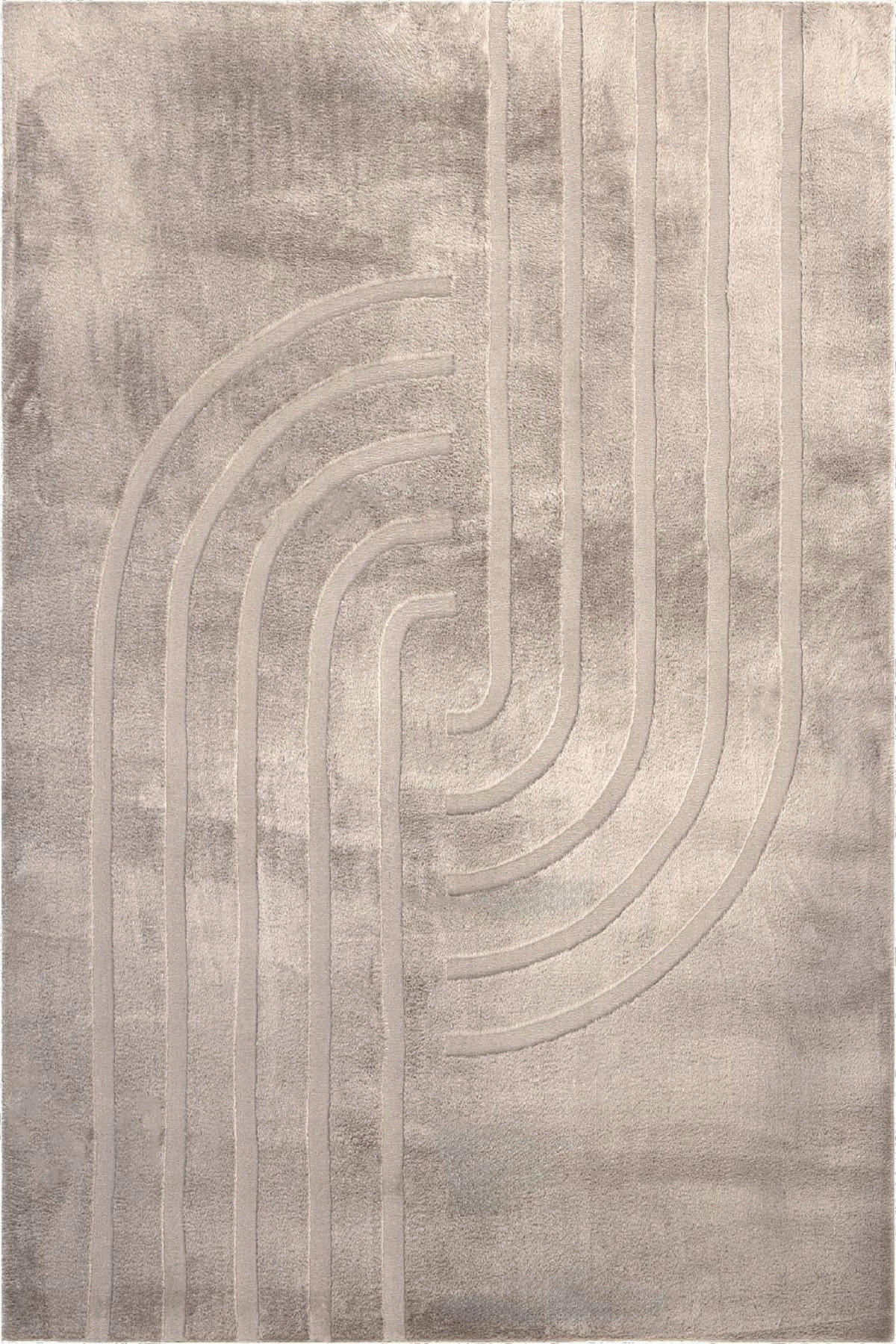 FLACHWEBETEPPICH 80/150 cm My Zen Deluxe Taupe  - Taupe, Basics, Textil (80/150cm) - Obsession