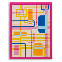 LEINWANDBILD  - Magenta, Basics, Holz/Kunststoff (60/80/3.3cm)