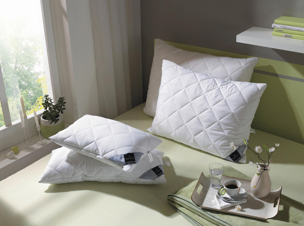 PROŠIVENI JASTUK  60/80 cm       - bela, Konvencionalno, tekstil (60/80cm) - Billerbeck