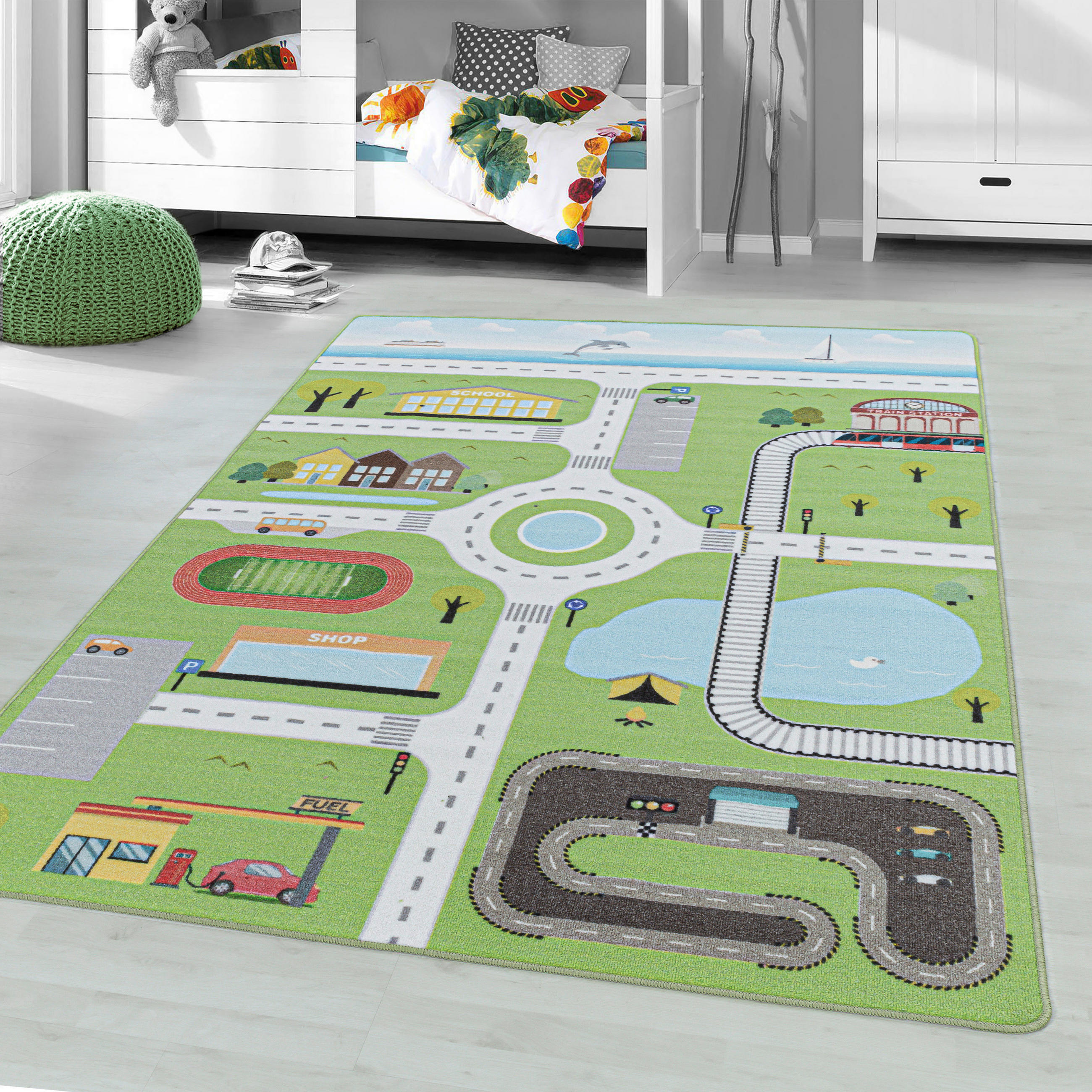 KOBEREC NA HRANÍ, 100/150 cm, vícebarevná - vícebarevná, Trend, textil (100/150cm) - Ben'n'jen