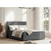 BOXBETT 180/200 cm  in Grau  - Schwarz/Grau, Trend, Kunststoff/Textil (180/200cm) - Boxxx