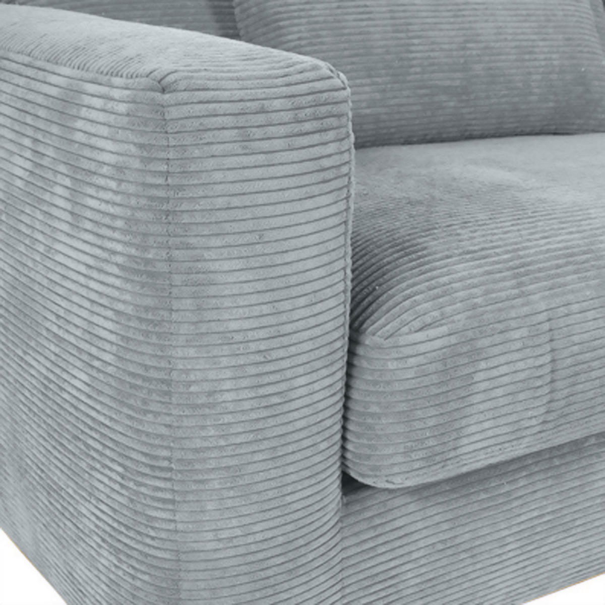 NAGY KANAPÉ textil világosszürke  - világosszürke/fekete, Konventionell, műanyag/textil (260/66/115cm) - MID.YOU
