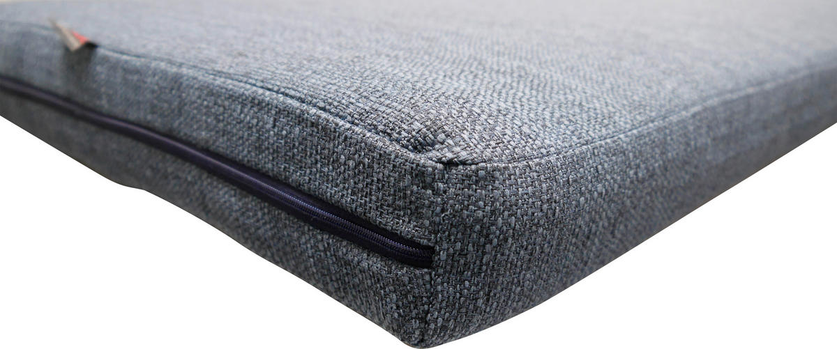 HOLLYWOODSCHAUKEL 210/160/145 cm Blau, Grau  - Blau/Dunkelgrau, Basics, Textil/Metall (210/160/145cm) - Boxxx
