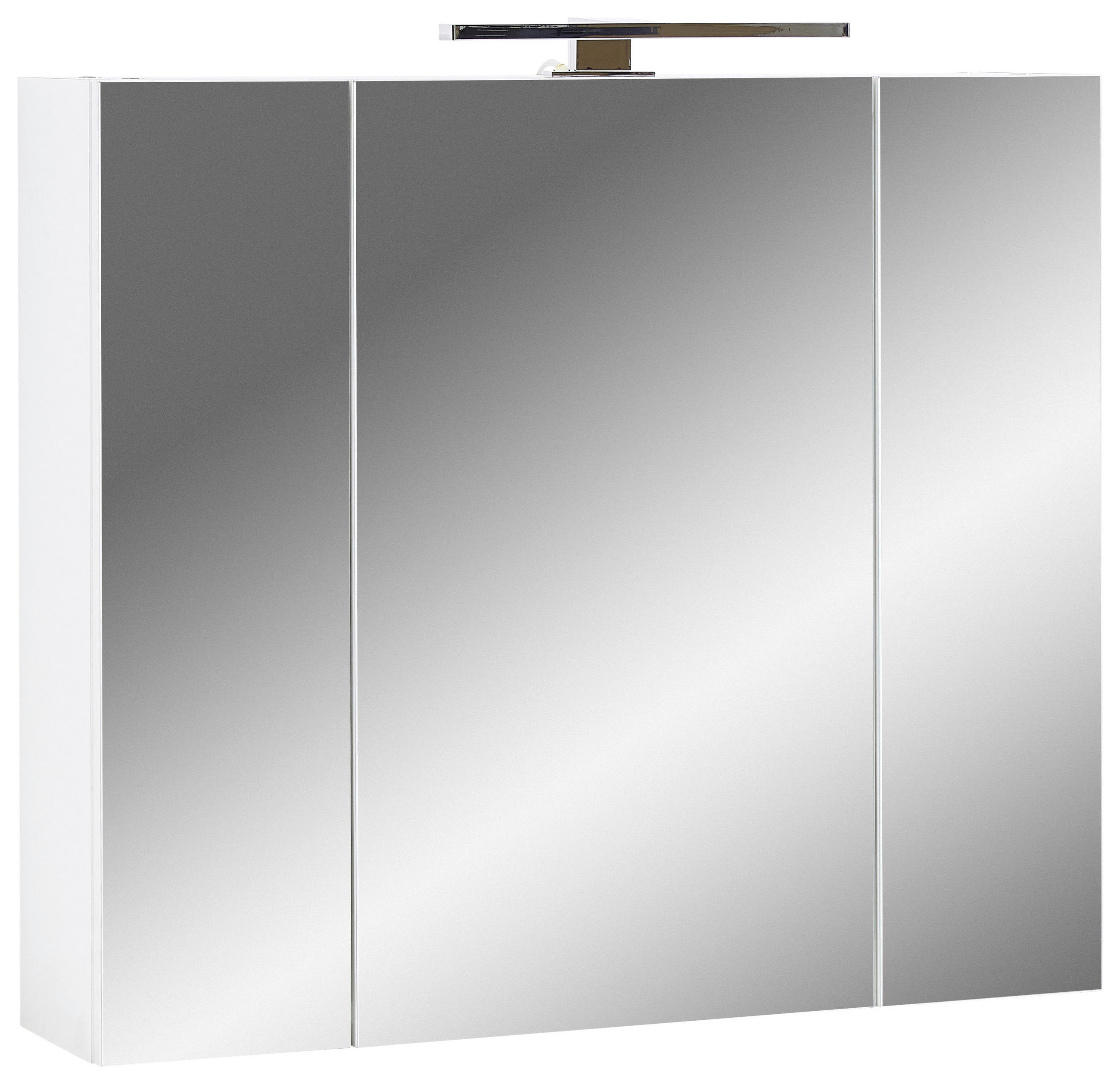 SPIEGELSCHRANK 76/71/23 cm  - Weiß, KONVENTIONELL, Glas/Holzwerkstoff (76/71/23cm) - Germania