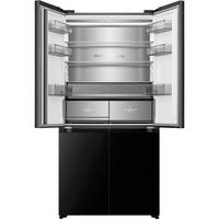 MULTI-DOOR RQ768N4GBE  - Schwarz Hochglanz, Basics, Glas/Kunststoff (91,1/190/60cm) - Hisense