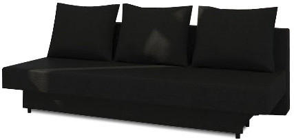 SCHLAFSOFA in Textilgeflecht Anthrazit  - Anthrazit/Schwarz, Design, Kunststoff/Textil (190/83/82cm) - MID.YOU