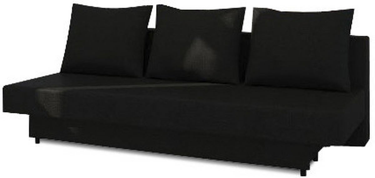 SCHLAFSOFA in Textilgeflecht Anthrazit  - Anthrazit/Schwarz, Design, Kunststoff/Textil (190/83/82cm) - MID.YOU