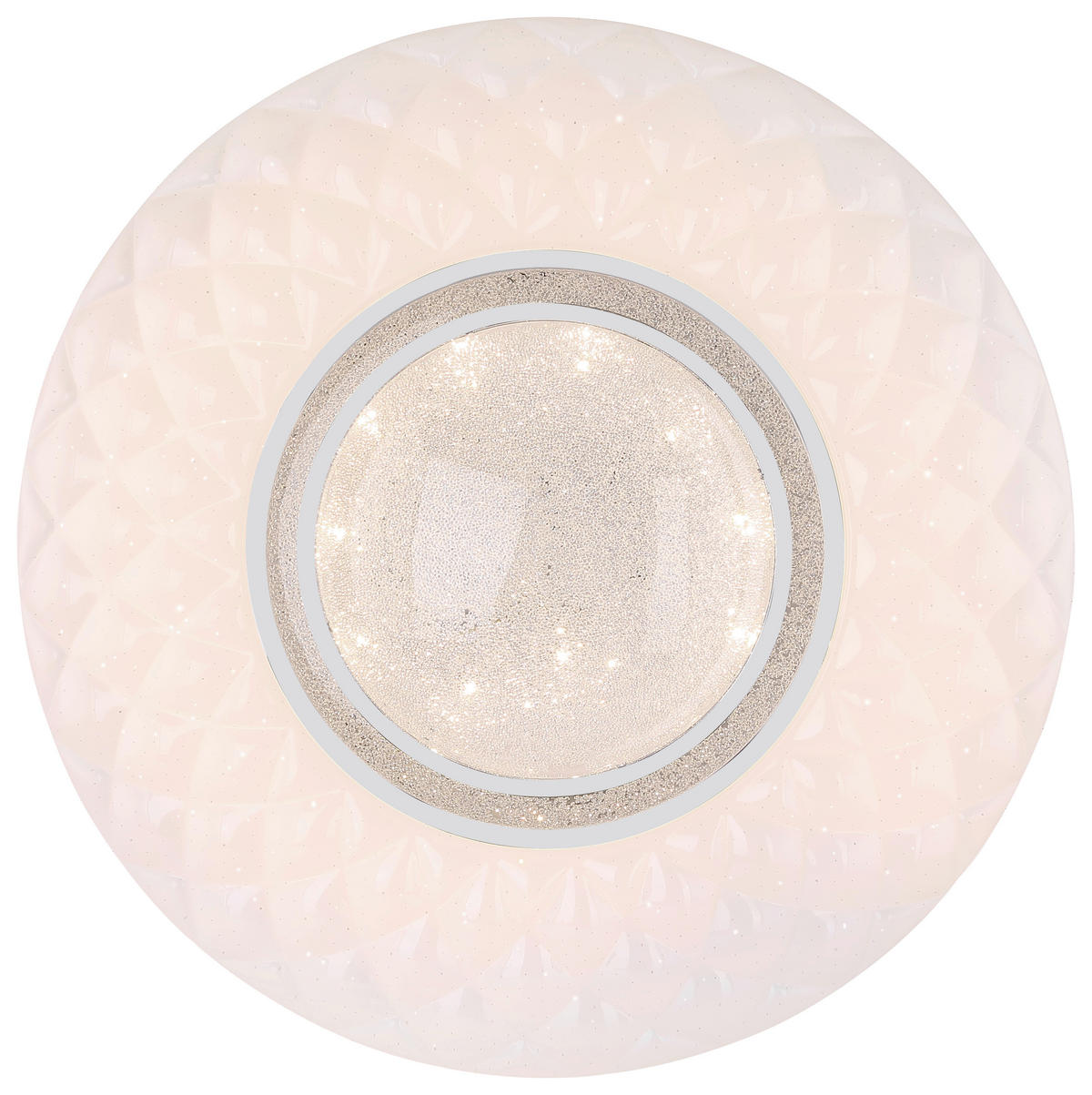 STROPNÉ LED SVIETIDLO, 49/6,8 cm  - opálová, Design, kov/plast (49/6,8cm) - Globo