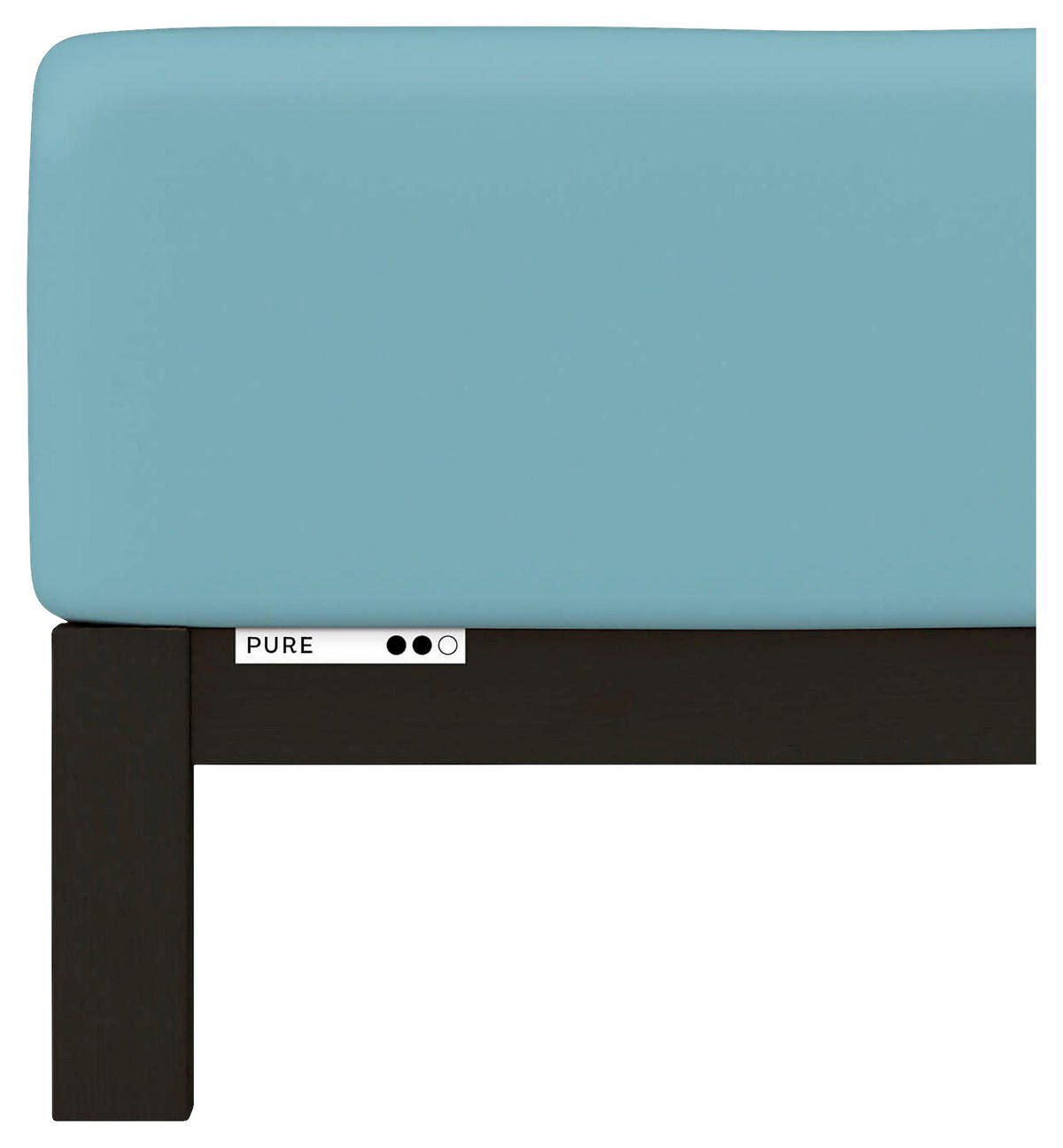 BOXSPRING-SPANNLEINTUCH 90-100/190-220 cm Jersey  - Türkis, Basics, Textil (90-100/190-220cm) - Schlafgut