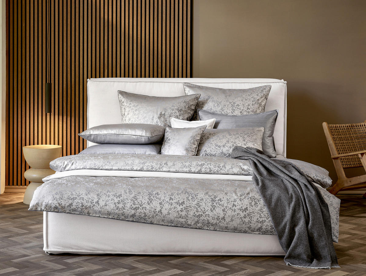 POSTELJINA 140/200 cm  NORA  - siva, Basics, tekstil (140/200cm) - Curt Bauer