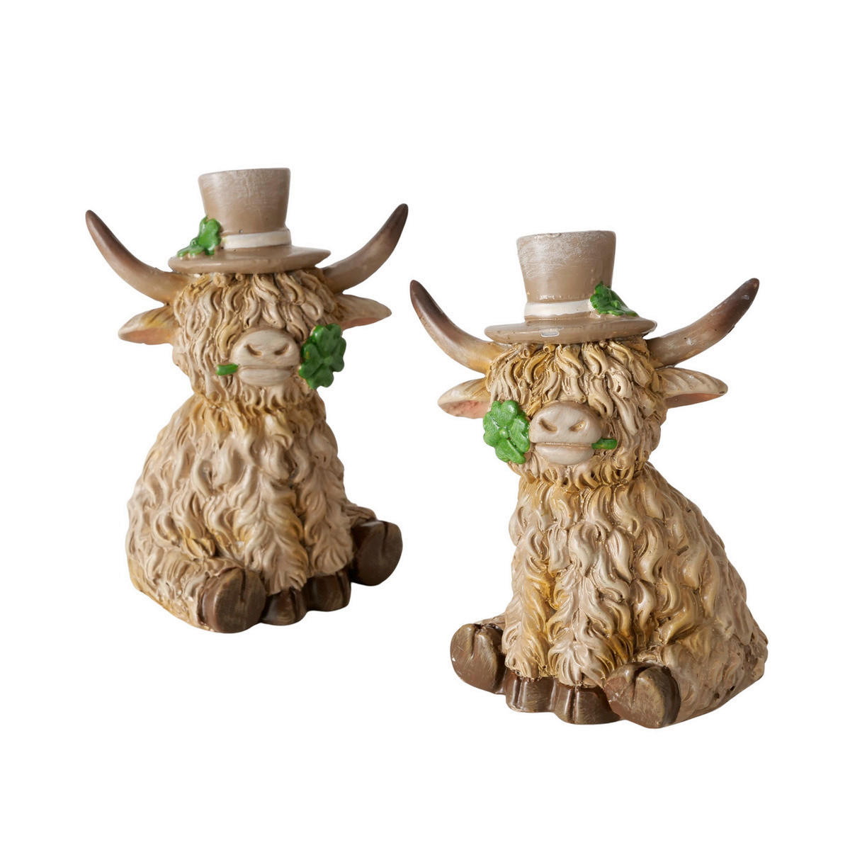 DEKORAČNÝ BYVOL - hnedá, Basics, plast (5,5/5,5/9cm)