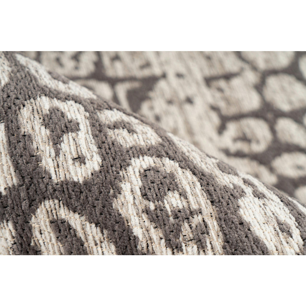 Thumbnail - Xxxl Flachwebeteppich Davis 325 Grau, Grau, Textil, Vintage, rechteckig, 160x230 cm, pflegeleicht, Teppiche & Böden, Tep...