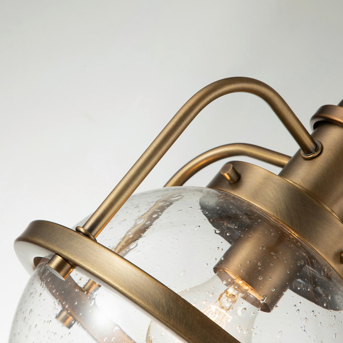 HÄNGELEUCHTE 24/37.6 cm    - Messingfarben, Design, Glas/Metall (24/37.6cm) - Elstead Lighting