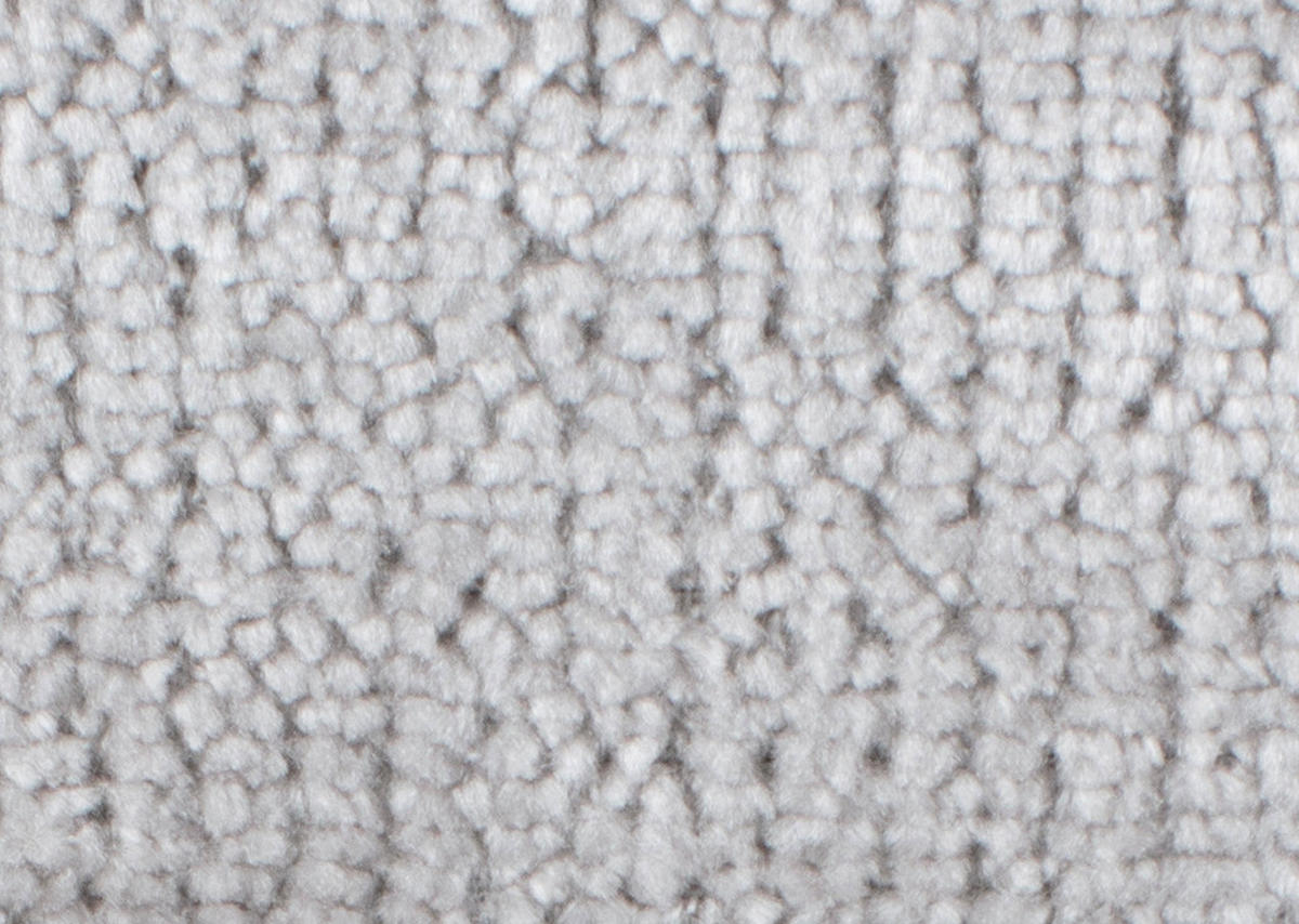 ECKSOFA in Chenille Hellgrau  - Hellgrau/Schwarz, Modern, Textil/Metall (290/182cm) - Hom`in