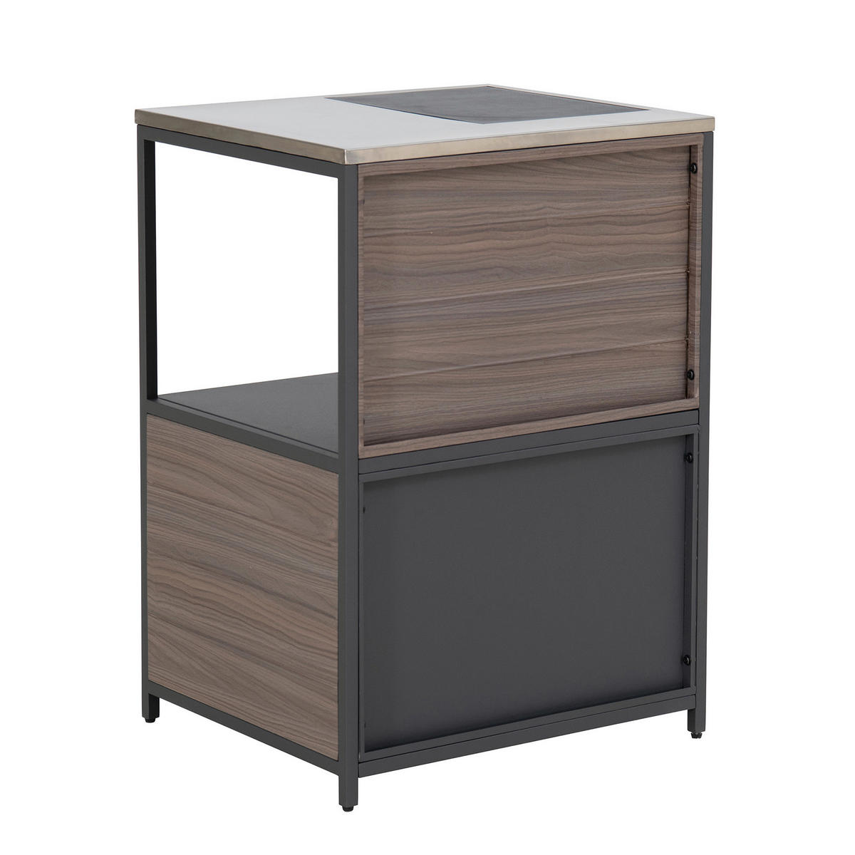 OUTDOORKÜCHE - Schwarz/Braun, Basics, Metall (63,5/91,5/54cm) - Modante