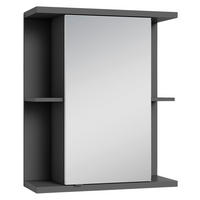 SPIEGELSCHRANK 60/70/25 cm  - Chromfarben/Anthrazit, MODERN, Glas/Holzwerkstoff (60/70/25cm) - MID.YOU