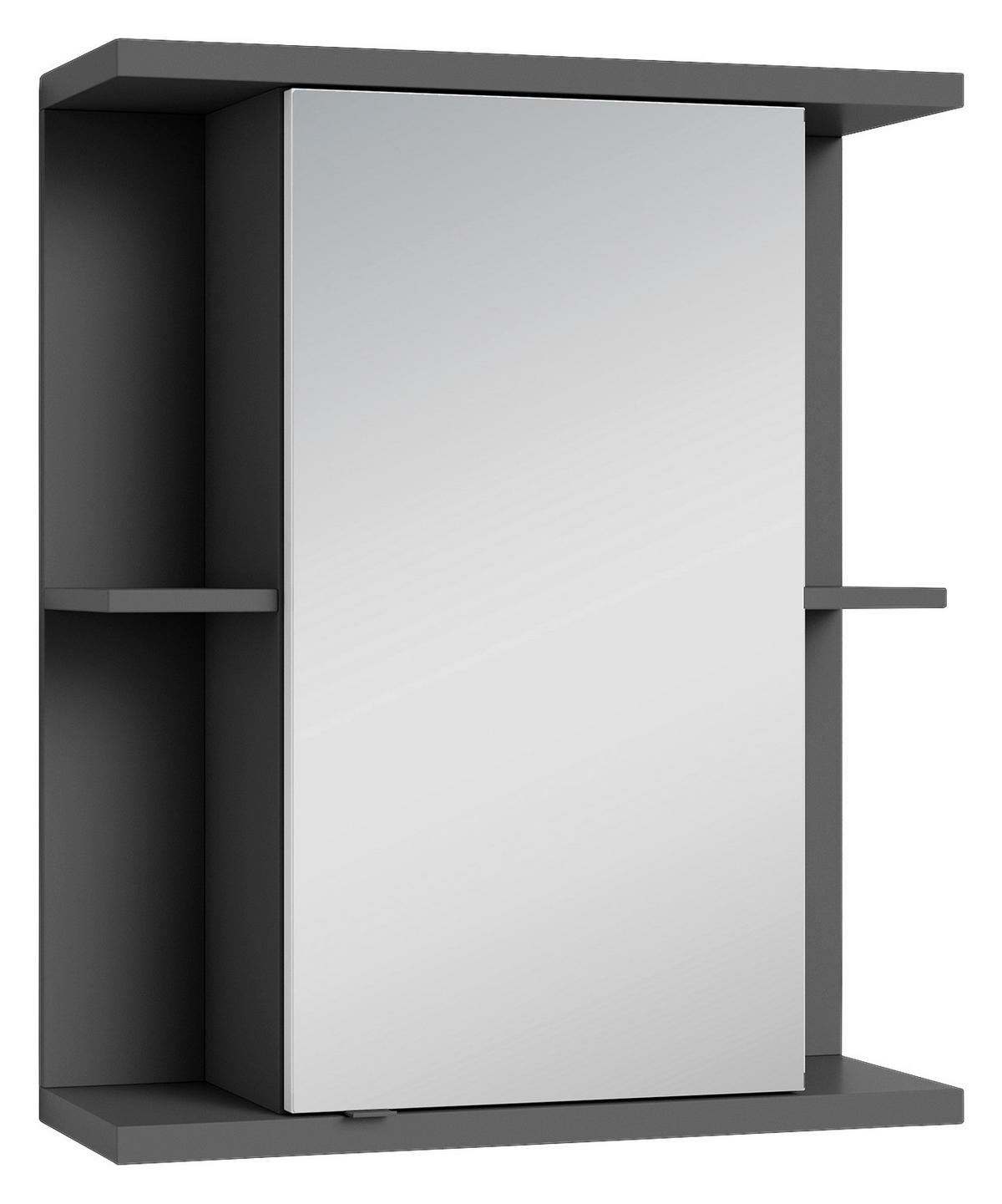 SPIEGELSCHRANK 60/70/25 cm  - Chromfarben/Anthrazit, MODERN, Glas/Holzwerkstoff (60/70/25cm) - MID.YOU