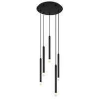 ZÁVĚSNÉ SVÍTIDLO, 34/120 cm  - černá/čiré, Basics, kov/textil (34/120cm) - Globo