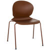 KONFERENČNÍ ŽIDLE - barvy stříbra/červenohnědá, Moderní, kov/plast (56/80/54cm) - MID.YOU