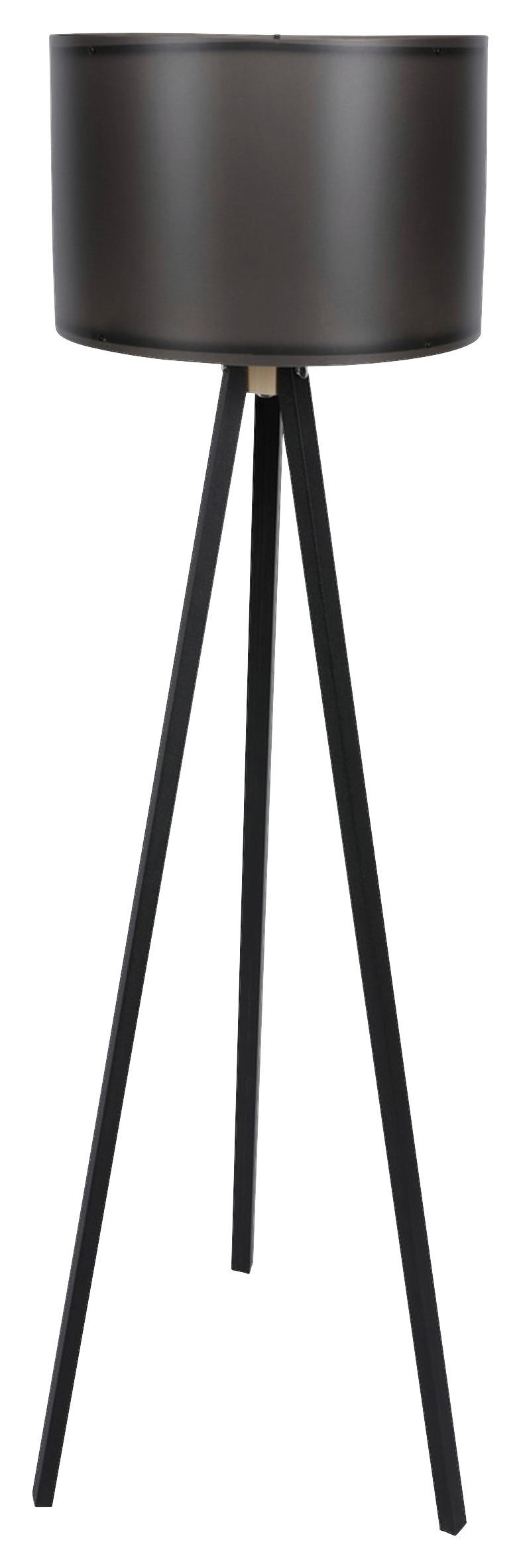 STEHLEUCHTE 38/145 cm    - Schwarz, Trend, Holzwerkstoff/Kunststoff (38/145cm) - P & B