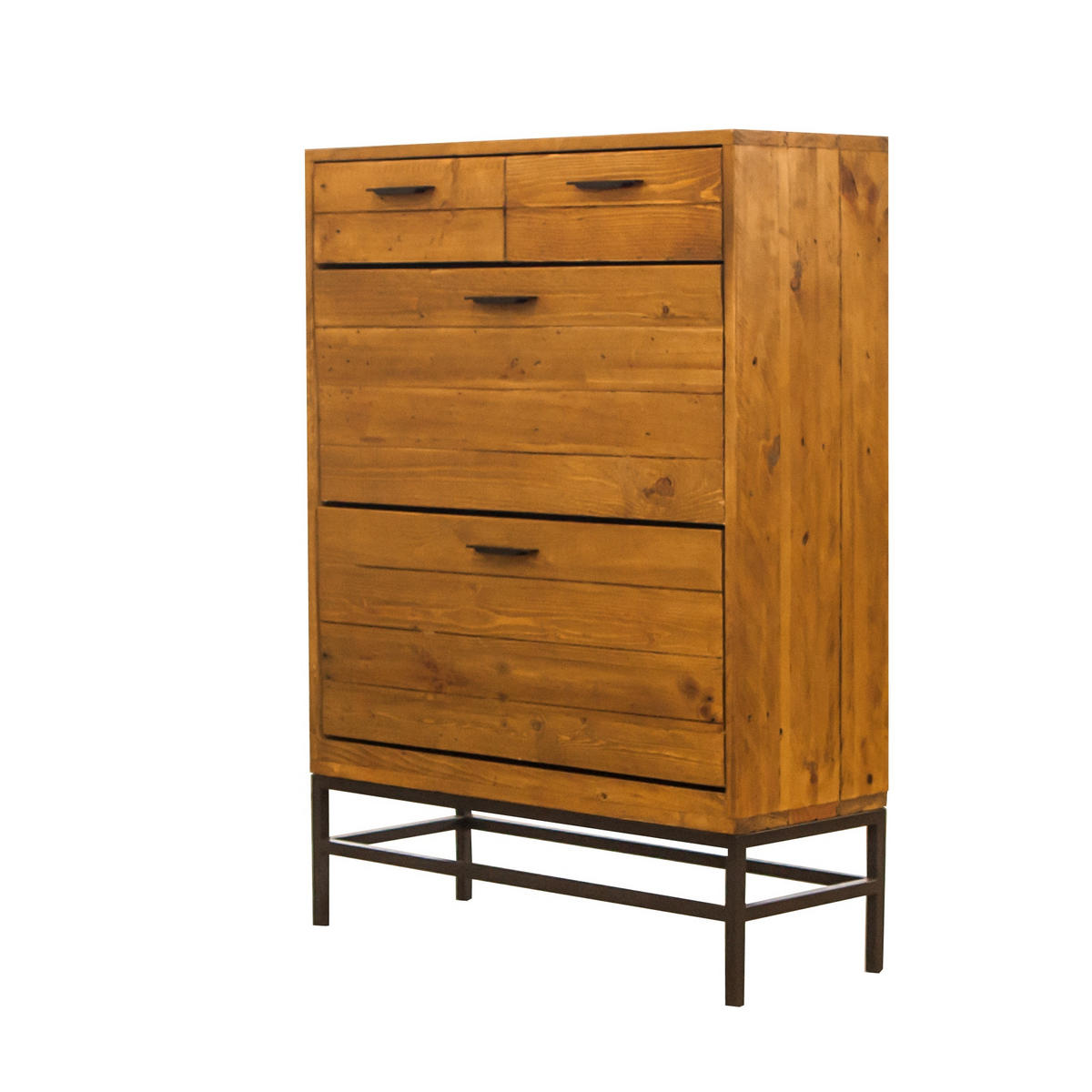 SKOGALLER  i 78/108/30 cm  - svart/pinjefärg, Trend, metall/trä (78/108/30cm) - Ambia Home