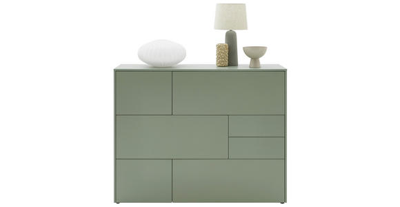 HIGHBOARD  in 139/109/41 cm  - Eichefarben/Schwarz, Design, Holzwerkstoff/Kunststoff (139/109/41cm) - Voleo